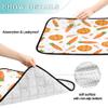 Washable Dog Crate Mats, Non-Slip, 61 x 91.4 cm + 91.4 x 106.7 cm, Orange Carrots and Fall Leaves, 2-Pack view 4