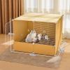 ZXFDMSWJ Indoor/Outdoor Modular Pet Playpen for Cats and Small Animals view 2