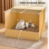 ZXFDMSWJ Indoor/Outdoor Modular Pet Playpen for Cats and Small Animals view 4