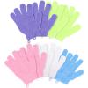 Bamboo Exfoliating Shower Gloves with Hanging Loop, 5 Colors view 1