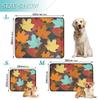 2-Pack Extra-Large Washable Non-Slip Dog Pee Pads, 24 x 36 in + 36 x 42 in, Fall Maple Leaves view 3