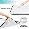 Washable Non-Slip Dog Pee Pads for Airplane Crates, 50.8 x 61 cm, Gray Leaf, 3-Pack view 4