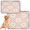 Washable, Non-Slip Dog Pee Pads, 20 x 24 in, Retro Chamomile Pattern, 3-Pack view 2
