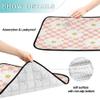 Washable, Non-Slip Dog Pee Pads, 20 x 24 in, Retro Chamomile Pattern, 3-Pack view 4
