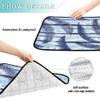 Washable Non-Slip Dog Pee Pads for Large Dogs, 61 x 91.4 cm + 91.4 x 106.7 cm, Jungle Coconut Palm Leaves, 2-Pack view 4