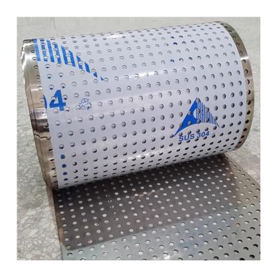 SXYKXYDL 304 Stainless Steel Perforated Sheet, Full-Coverage Plate for French Balcony Window Railings, Decorative Round-Hole Mesh (23.62 x 354.33 in)