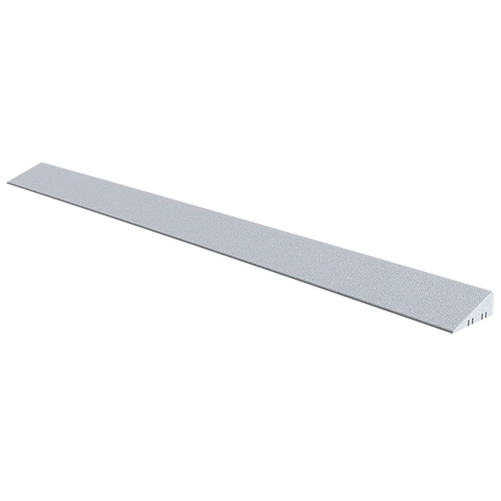 LYUCAYHQ Wheelchair Threshold Ramp, Gray, 99 x 12 x 5.5 cm