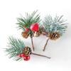 Mzshne Artificial Mini Pine Needles with Tiny Pine Cone Picks view 4