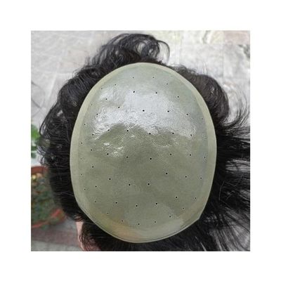 Men's Thin-Skin Human Hair Toupee