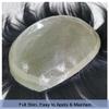 Men's Thin-Skin Human Hair Toupee view 3