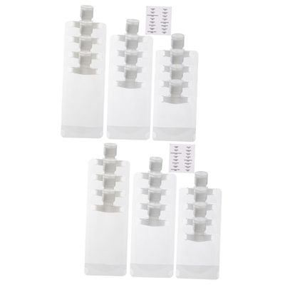 Healeved 2-Piece Refillable Squeeze Bottles for Travel, Leakproof Toiletry Containers for Lotion, Shampoo and Shower Gel with Labels