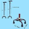 Adjustable Walking Cane with Ergonomic Wooden Handle view 3