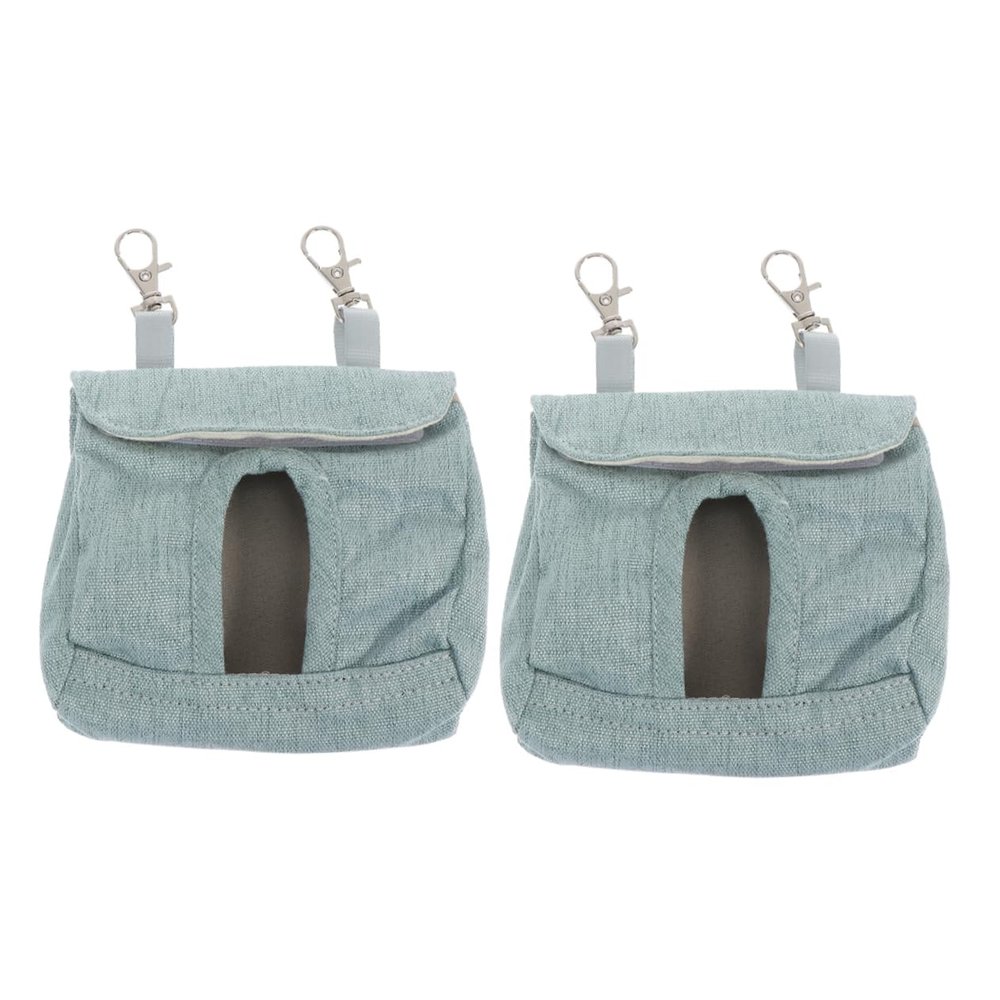 INOOMP 6-Piece Hanging Rabbit Feeding Bag, Blue