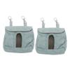 INOOMP 6-Piece Hanging Rabbit Feeding Bag, Blue view 1