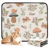 Reusable Dog Pee Pads, Non-Slip, 24 x 36 in + 36 x 42 in, Forest Mushroom Pattern, 2-Pack view 1