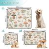Reusable Dog Pee Pads, Non-Slip, 24 x 36 in + 36 x 42 in, Forest Mushroom Pattern, 2-Pack view 3