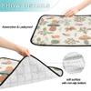 Reusable Dog Pee Pads, Non-Slip, 24 x 36 in + 36 x 42 in, Forest Mushroom Pattern, 2-Pack view 4