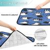 3-Pack Indoor Dog Pee Pads, Washable Non-Slip Mats, 20 x 24 in, Doodle Dove Birds Pattern view 4