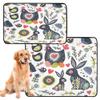 Indoor Washable, Non-Slip Dog Pads for Floors and Cars, 24 x 36 in + 36 x 42 in, Cute Easter Bunnies, 2-Pack view 2
