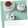 INOOMP 3-Pack Panda Silicone Pet Bath Brushes view 2