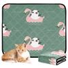 Reusable Dog Pee Pads, Non-Slip Floor Mats, Panda Duck Blue, 2-Pack view 1