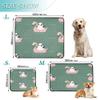 Reusable Dog Pee Pads, Non-Slip Floor Mats, Panda Duck Blue, 2-Pack view 3