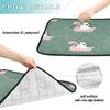 Reusable Dog Pee Pads, Non-Slip Floor Mats, Panda Duck Blue, 2-Pack view 4
