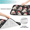 Water-Absorbent Mat for Dog Bowls, Merry Christmas Dog Cute view 4