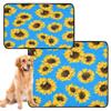3-Pack Washable Non-Slip Dog Mats, Sunflower Pattern, 20 x 24 in view 2