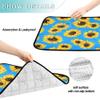 3-Pack Washable Non-Slip Dog Mats, Sunflower Pattern, 20 x 24 in view 4