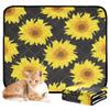 2-Pack Indoor Dog Pee Pads, Non-Slip, 24 x 36 in + 36 x 42 in, Bright Sunflowers view 1