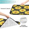2-Pack Indoor Dog Pee Pads, Non-Slip, 24 x 36 in + 36 x 42 in, Bright Sunflowers view 4