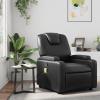 IKAYAA Reclining Massage Chair, Black Faux Leather view 1