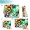 Washable, Non-Slip Dog Mat, 20 x 24 in, Retro Leaves, 3-Pack view 3