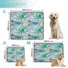Washable Non-Slip Dog Mats for Outdoor Use, 61 x 91.4 cm + 91.4 x 106.7 cm, Ocean Patterns, 2-Pack view 3