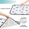 Washable Non-Slip Pee Pads for Large Dogs, 20 x 24 in, Panda Pattern, 3-Pack view 4