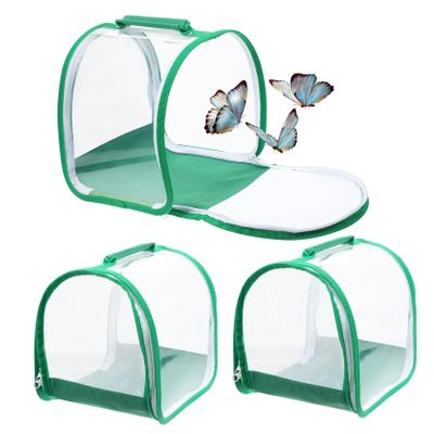 Sosoport 3-Piece Butterfly Mesh Cages for Safe, Convenient Access