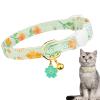 Breakaway Cat Collar with Flower Pendant view 1
