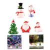 SMELEYOU Christmas Decoration Fish Tank Ornaments 5pcs view 2
