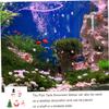 SMELEYOU Christmas Decoration Fish Tank Ornaments 5pcs view 3