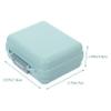 FRCOLOR 2-Pack 7-Day Pill Organizers, Blue Plastic view 2