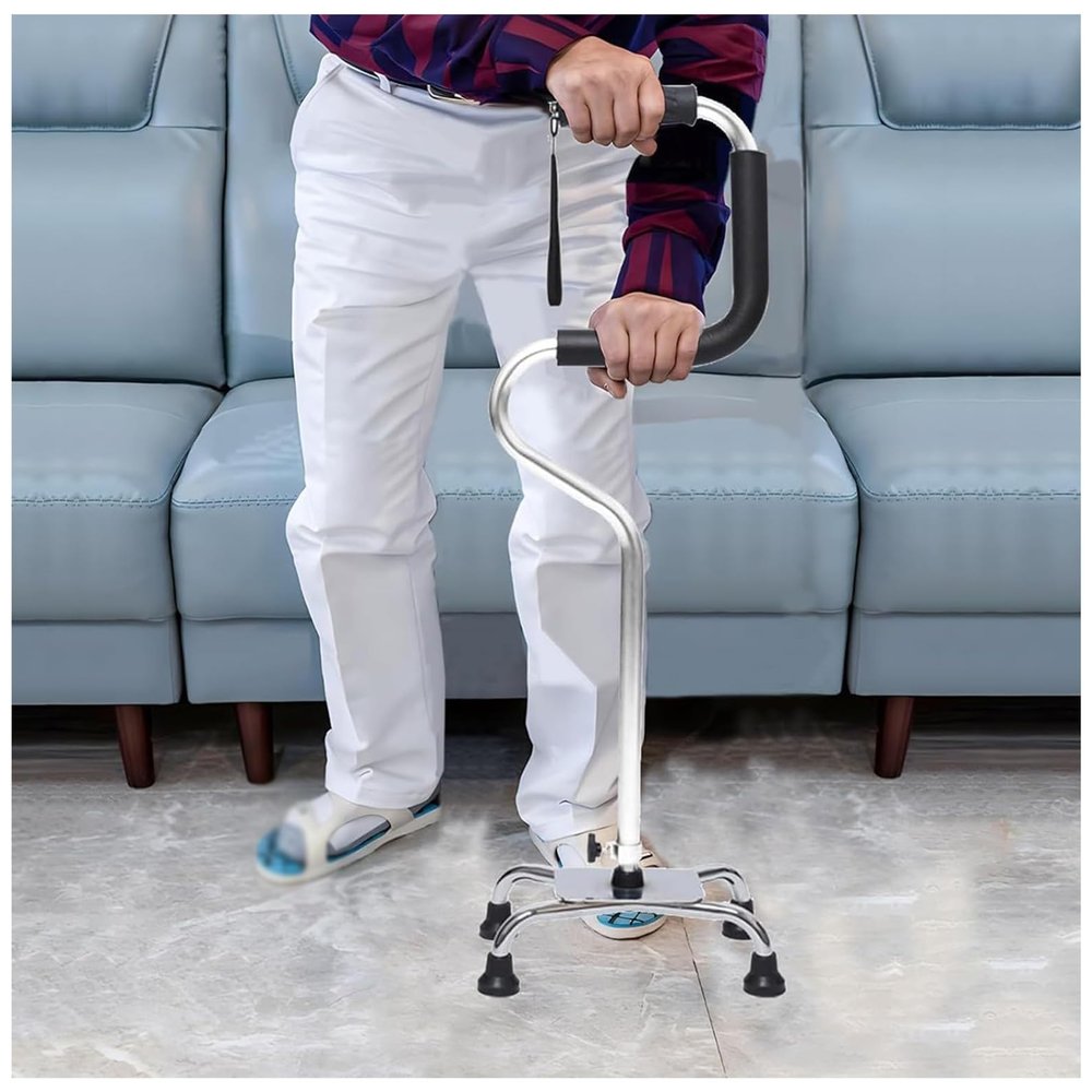Sit-to-Stand Aid with Walking Cane, Portable Support Handle