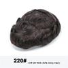 Natural-Looking Men's Hairpiece with French Lace and Poly Perimeter view 2