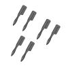 Baluue 6-Pack Foldable Stainless Steel Eyelash and Eyebrow Combs view 1