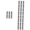 Baluue 30-Piece Hair Dye Applicator Bottles with Root Combs view 1