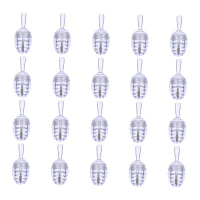 20 Transparent Plastic DIY Lip Gloss Containers