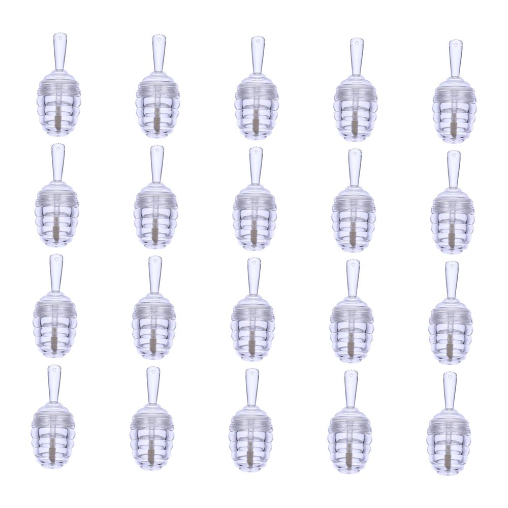 20 Transparent Plastic DIY Lip Gloss Containers