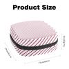 Zippered Menstrual Pad Pouch with Red Stripes, Tampon Holder and Coin Purse view 2