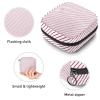 Zippered Menstrual Pad Pouch with Red Stripes, Tampon Holder and Coin Purse view 3