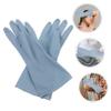 MOLUCKFU 4 Pairs PVC Household Gloves for Cleaning and Gardening view 2